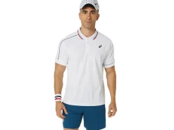 Kleding|Shirts met korte mouwen>ASICS MEN CLASSIC POLO-SHIRT Brilliant White