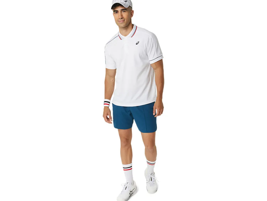 Kleding|Shirts met korte mouwen>ASICS MEN CLASSIC POLO-SHIRT Brilliant White