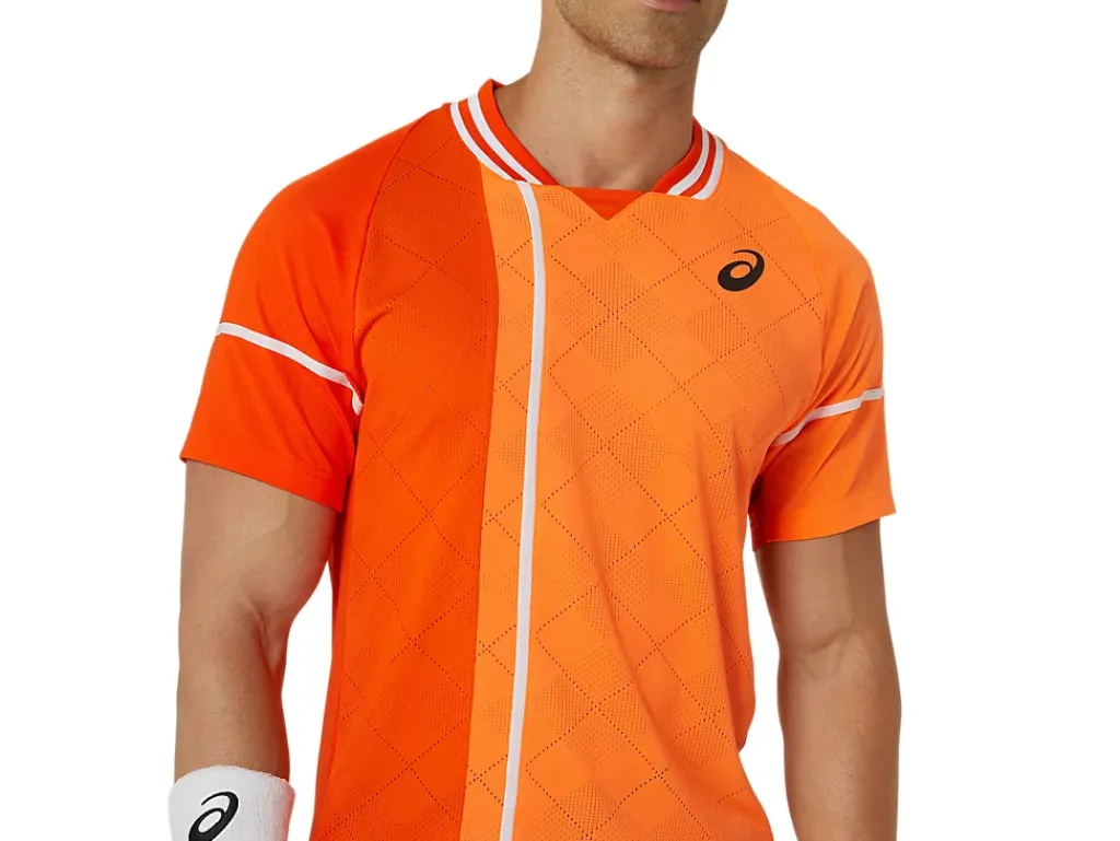Kleding|Shirts met korte mouwen>ASICS MEN MATCH ACTIBREEZE SS TOP Koi