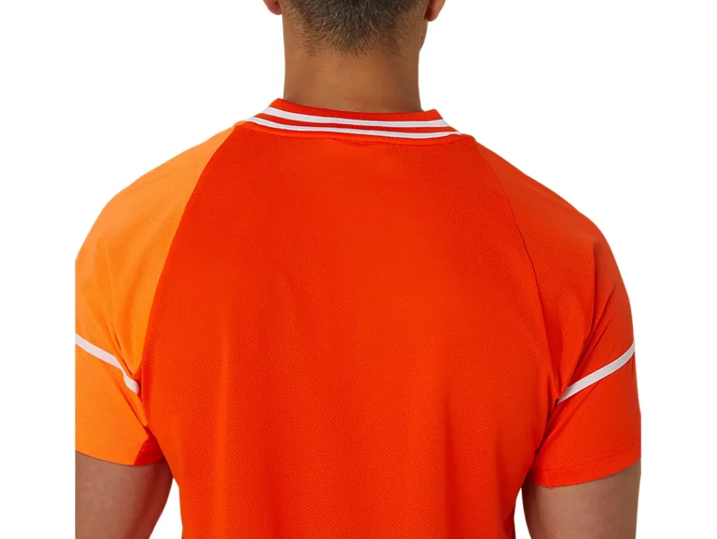 Kleding|Shirts met korte mouwen>ASICS MEN MATCH ACTIBREEZE SS TOP Koi