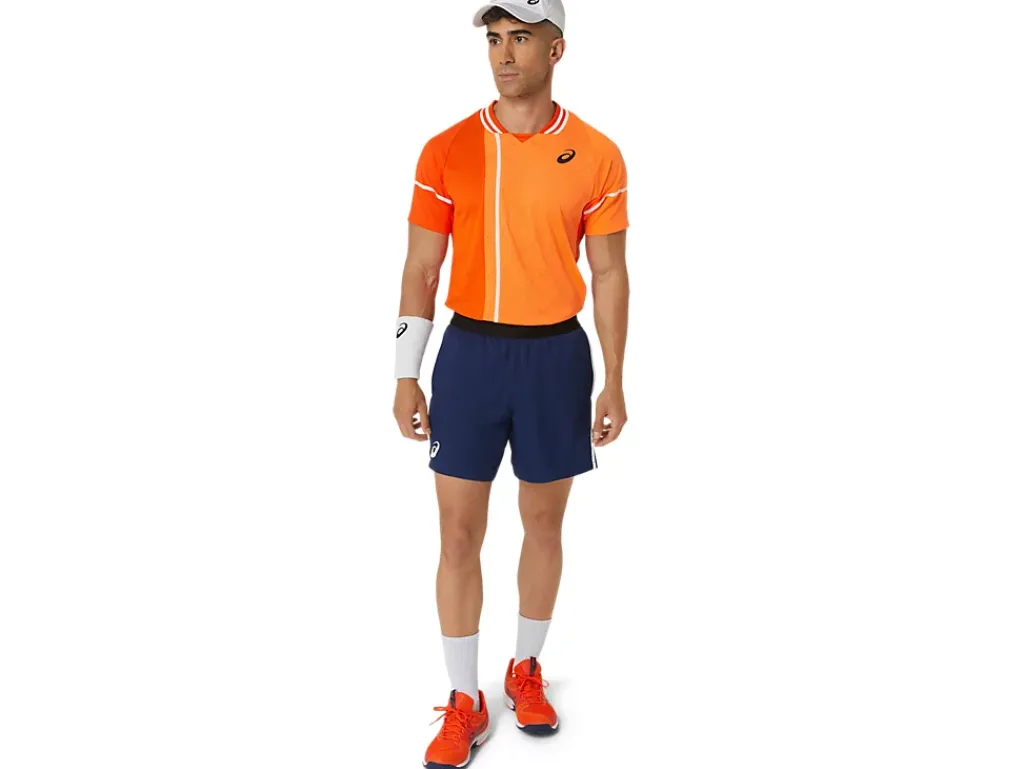 Kleding|Shirts met korte mouwen>ASICS MEN MATCH ACTIBREEZE SS TOP Koi