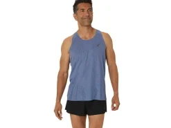 Kleding|Hardlopen>ASICS METARUN SINGLET Denim Blue