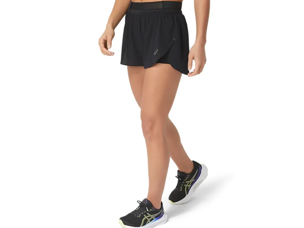 Kleding|Hardlopen>ASICS METARUN SPLIT SHORT Performance Black