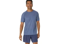 Kleding|Hardlopen>ASICS METARUN SS TOP Denim Blue