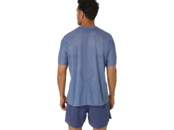 Kleding|Hardlopen>ASICS METARUN SS TOP Denim Blue