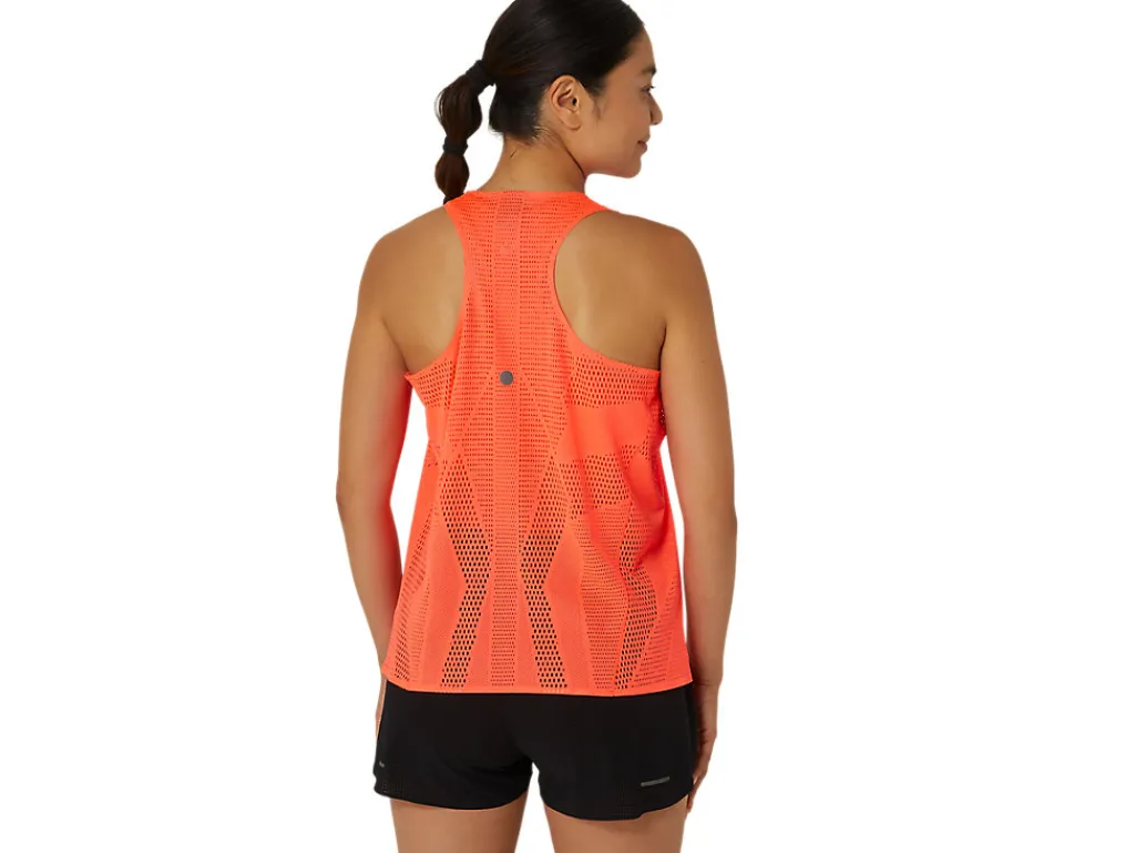 Kleding|Hardlopen>ASICS METARUN TANK Sunrise Red