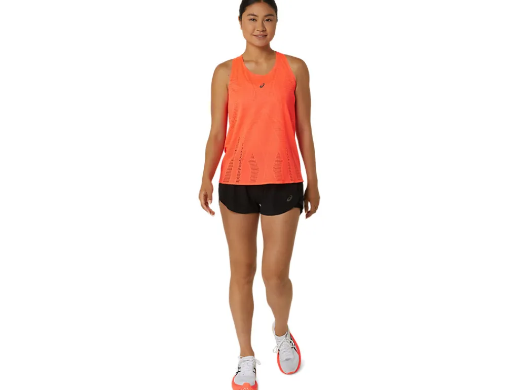 Kleding|Hardlopen>ASICS METARUN TANK Sunrise Red