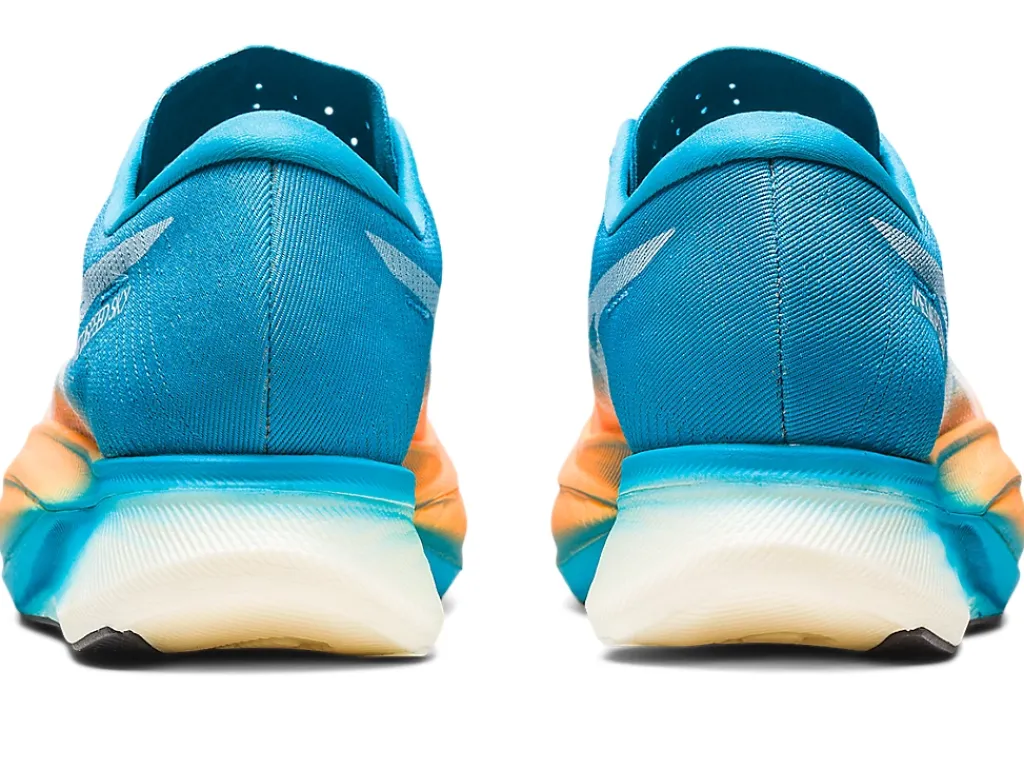Run faster|METASPEED™>ASICS METASPEED SKY+ Orange Pop/Island Blue