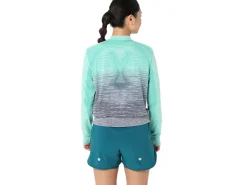 Kleding|Hardlopen>ASICS NAGINO RUN SEAMLESS JACKET Aurora Green/Blue Expanse