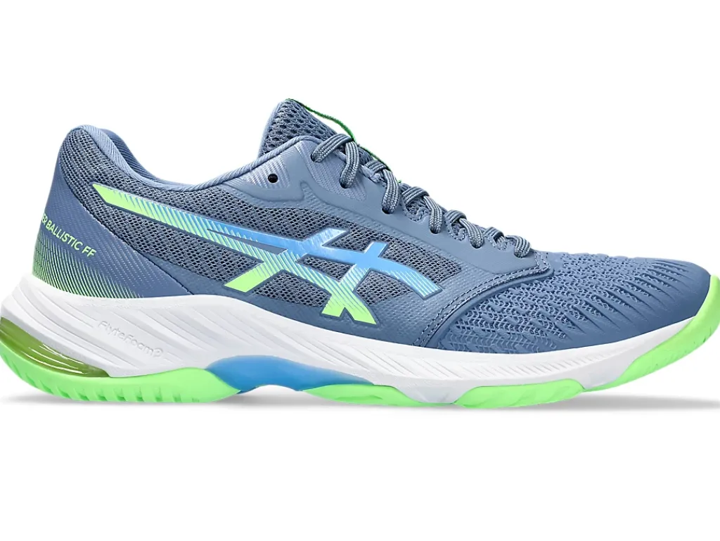 Squash & badminton|Handbal>ASICS NETBURNER BALLISTIC FF 3 Denim Blue/Waterscape