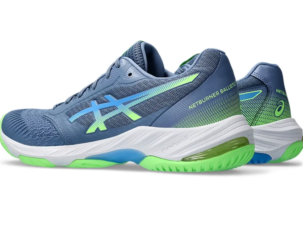 Squash & badminton|Handbal>ASICS NETBURNER BALLISTIC FF 3 Denim Blue/Waterscape