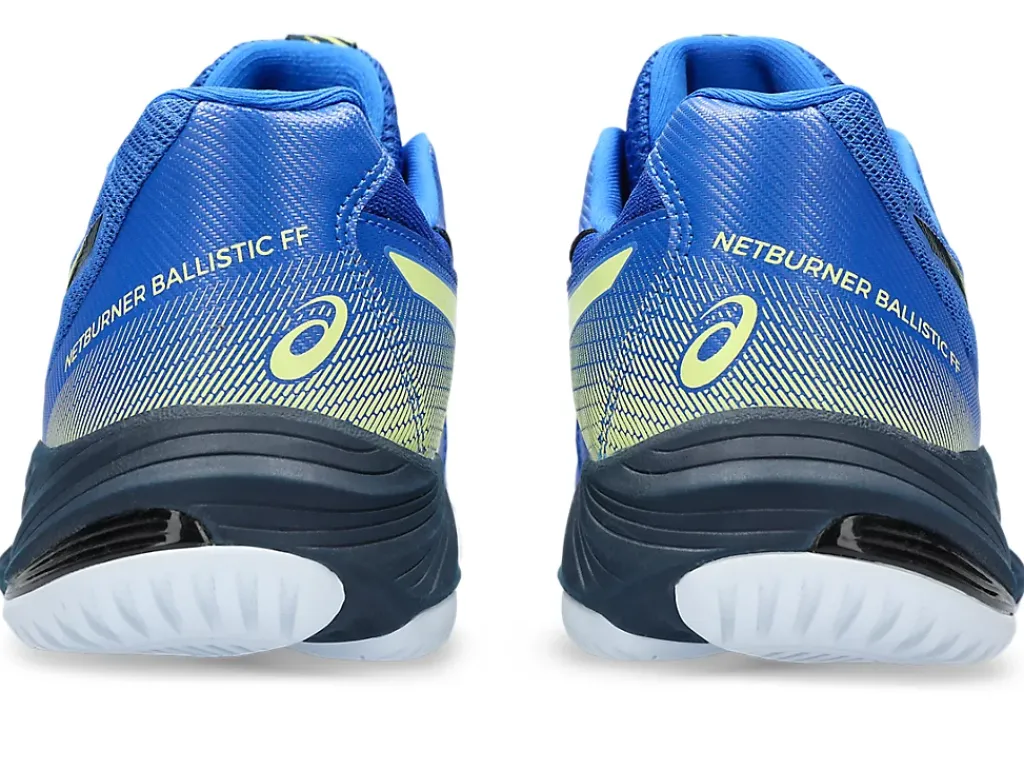 Netbal|Squash & badminton>ASICS NETBURNER BALLISTIC FF 3 Illusion Blue/Glow Yellow