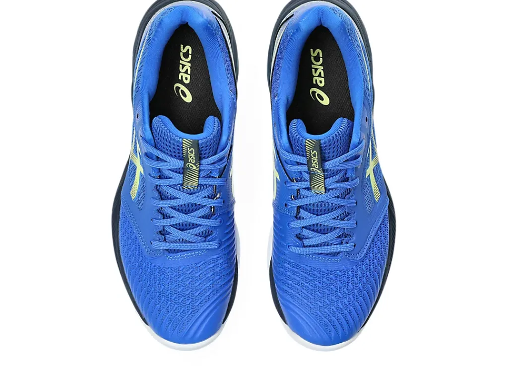 Netbal|Squash & badminton>ASICS NETBURNER BALLISTIC FF 3 Illusion Blue/Glow Yellow