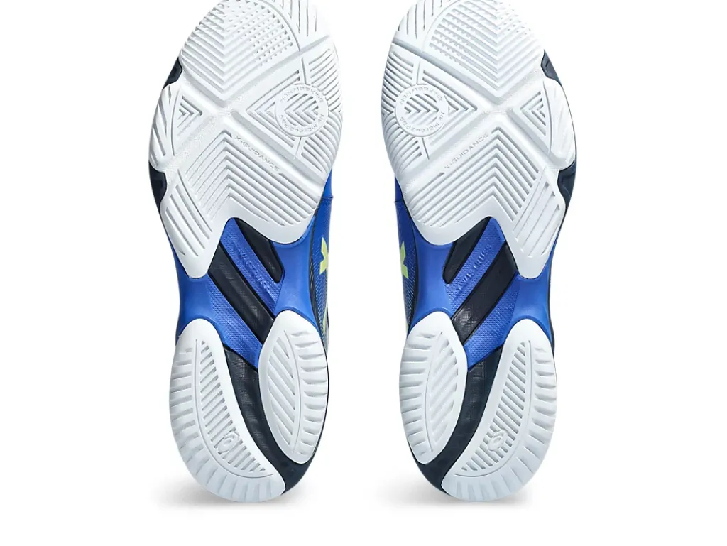 Netbal|Squash & badminton>ASICS NETBURNER BALLISTIC FF 3 Illusion Blue/Glow Yellow