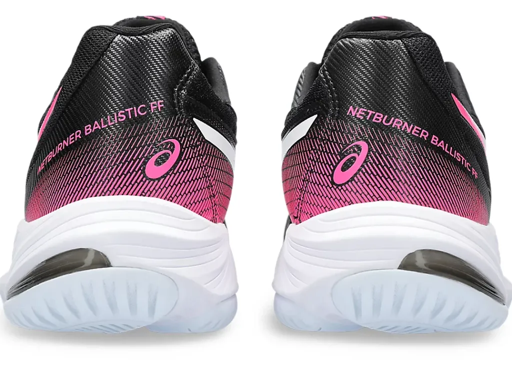 Netbal|Squash & badminton>ASICS NETBURNER BALLISTIC FF 3 Black/Hot Pink