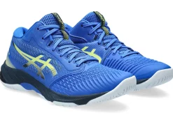 Netbal|Squash & badminton>ASICS NETBURNER BALLISTIC FF MT 3 Illusion Blue/Glow Yellow