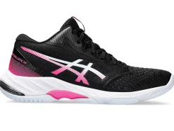 Netbal|Squash & badminton>ASICS NETBURNER BALLISTIC FF MT 3 Black/Hot Pink