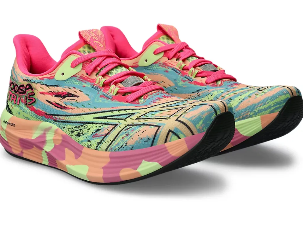 NOOSA TRI™|Run faster>ASICS NOOSA TRI 15 Summer Dune/Lime Green
