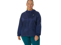 Kleding|Hardlopen>ASICS PACKABLE RUN JACKET Blue Expanse