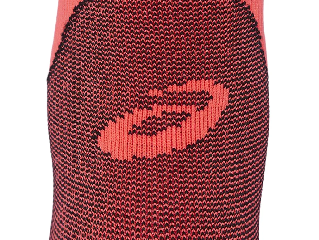 Hardlopen|Sokken>ASICS PERFORMANCE RUN COMPRESSION SOCK Sunrise Red