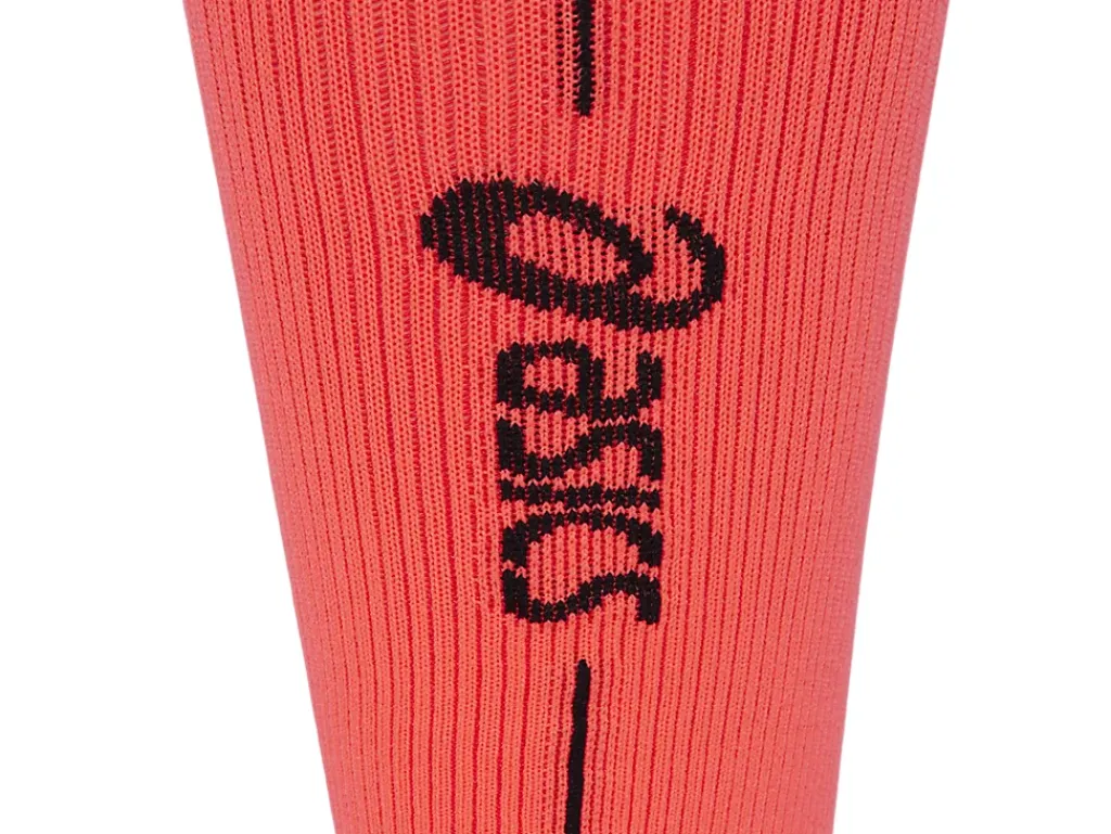 Hardlopen|Sokken>ASICS PERFORMANCE RUN COMPRESSION SOCK Sunrise Red