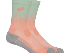 Kleding|Sokken>ASICS PERFORMANCE RUN SOCK CREW Bright Sunstone/Mint Tint