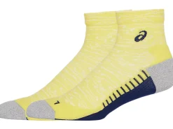 Hardlopen|Sokken>ASICS PERFORMANCE RUN SOCK QUARTER Bright Yellow/Blue Expanse