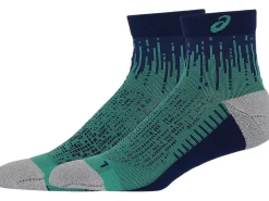 Hardlopen|Sokken>ASICS PERFORMANCE RUN SOCK QUARTER Aurora Green/Blue Expanse