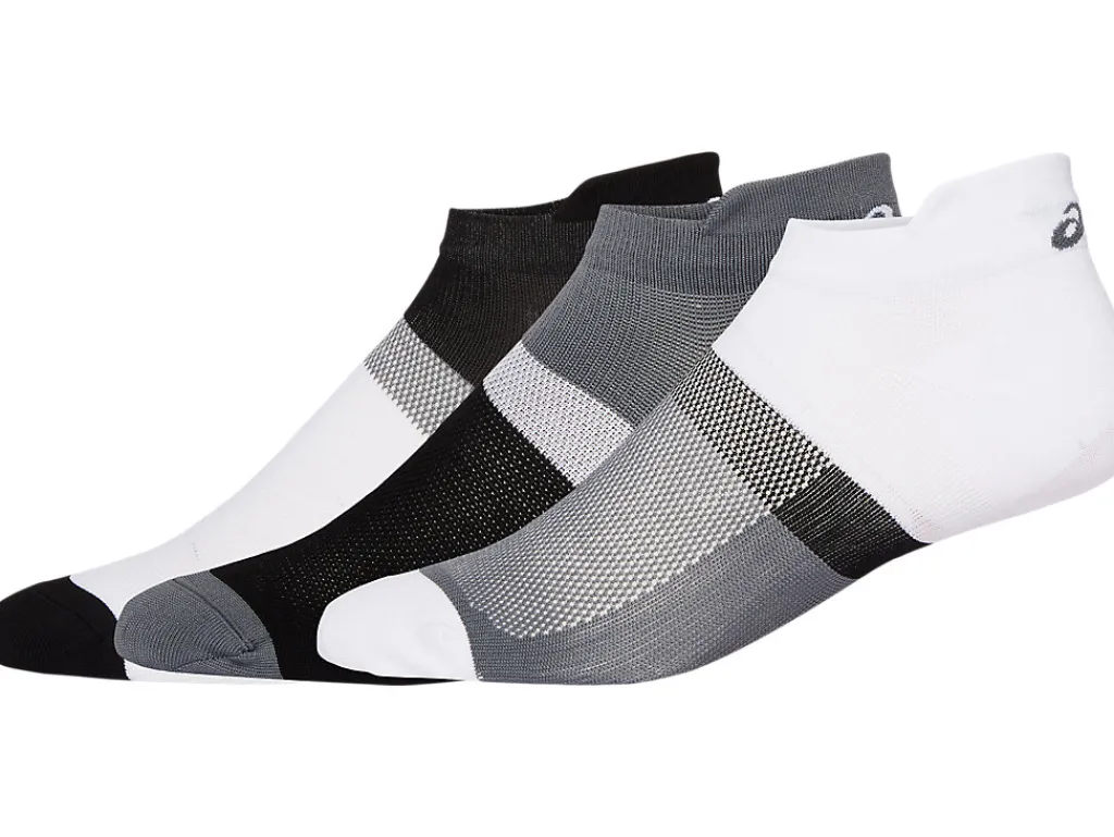 Hardlopen|Sokken>ASICS 3PPK COLOR BLOCK ANKLE SOCK Performance Black