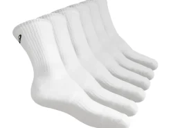 Sokken|Accessoires>ASICS 6PPK CREW SOCK White