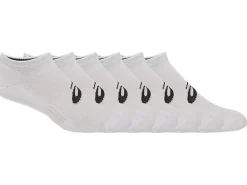 Hardlopen|Sokken>ASICS 6PPK INVISIBLE SOCK Brilliant White