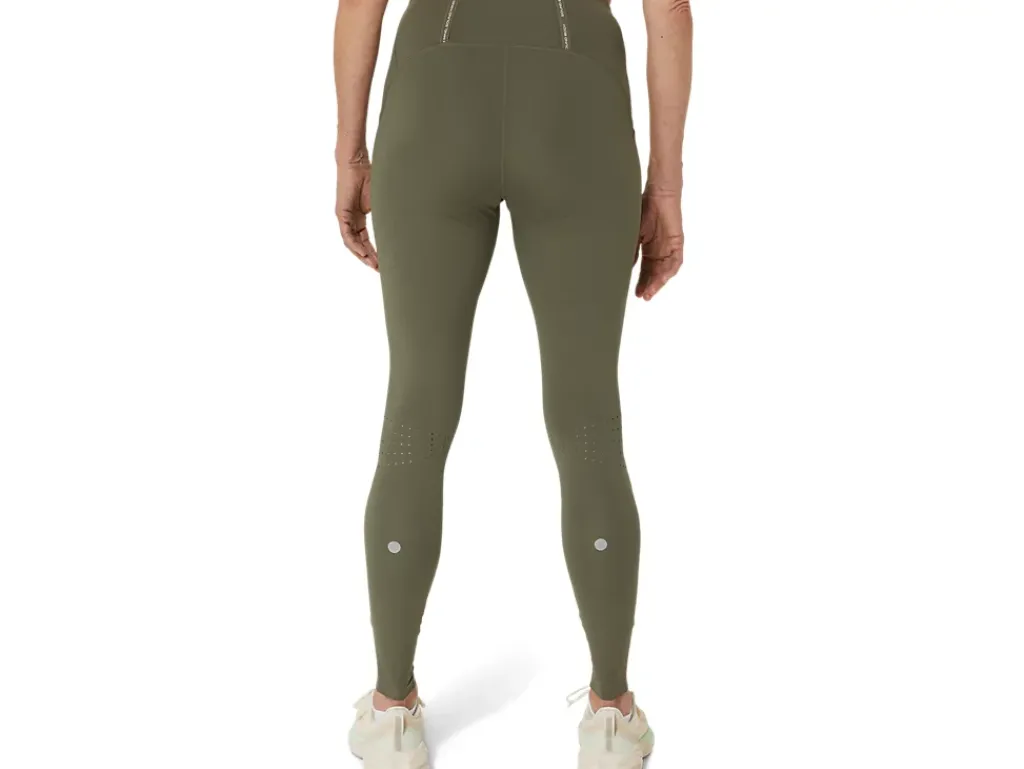 Kleding|Hardlopen>ASICS ROAD HIGH WAIST TIGHT Mantle Green