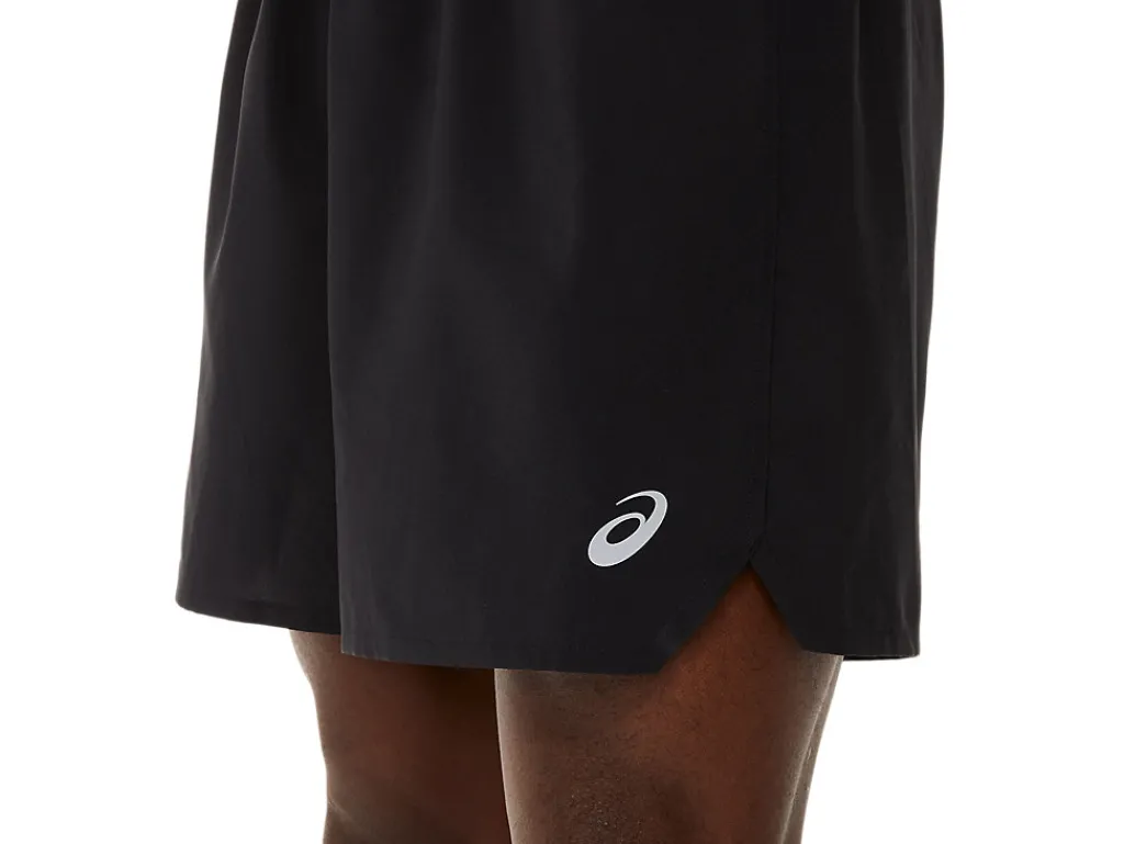Kleding|Hardlopen>ASICS ROAD 2-N-1 7IN SHORT Performance Black/Carrier Grey