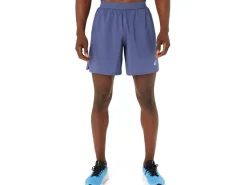 Kleding|Shorts>ASICS ROAD 2-N-1 7IN SHORT Thunder Blue/Denim Blue