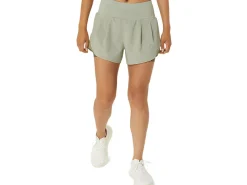 Kleding|Hardlopen>ASICS ROAD 2-N-1 3.5IN SHORT Olive Grey/Olive Grey