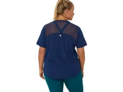 Kleding|Hardlopen>ASICS ROAD SS TOP Blue Expanse
