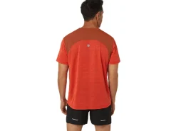 Kleding|Hardlopen>ASICS ROAD SS TOP True Red/Spice Latte