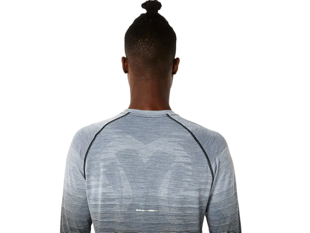 Kleding|Hardlopen>ASICS SEAMLESS LS TOP Performance Black/Carrier Grey