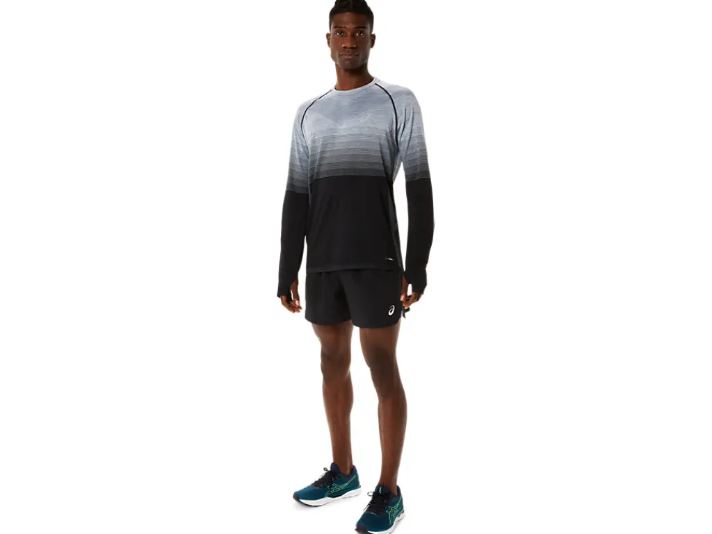 Kleding|Hardlopen>ASICS SEAMLESS LS TOP Performance Black/Carrier Grey