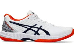 Tennisschoenen|Tennis>ASICS SOLUTION SWIFT FF White/Blue Expanse