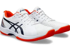 Tennisschoenen|Tennis>ASICS SOLUTION SWIFT FF CLAY White/Blue Expanse