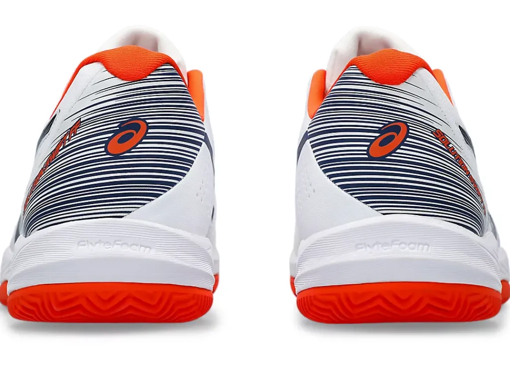 Tennisschoenen|Tennis>ASICS SOLUTION SWIFT FF CLAY White/Blue Expanse
