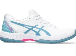 Padel|Padel>ASICS SOLUTION SWIFT FF PADEL White/Gris Blue