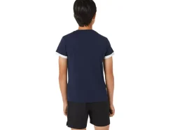 Kleding|Hardlopen>ASICS TENNIS SS TOP Midnight/Brilliant White