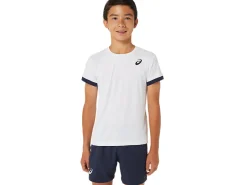 Kleding|Hardlopen>ASICS TENNIS SS TOP Brilliant White/Midnight