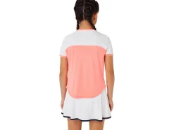 Kleding|Tennis>ASICS TENNIS SS TOP Guava/Brilliant White