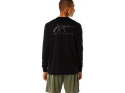 Shirts met lange mouwen|Bovenkleding>ASICS TIGER LS TOP Performance Black/Graphite Grey