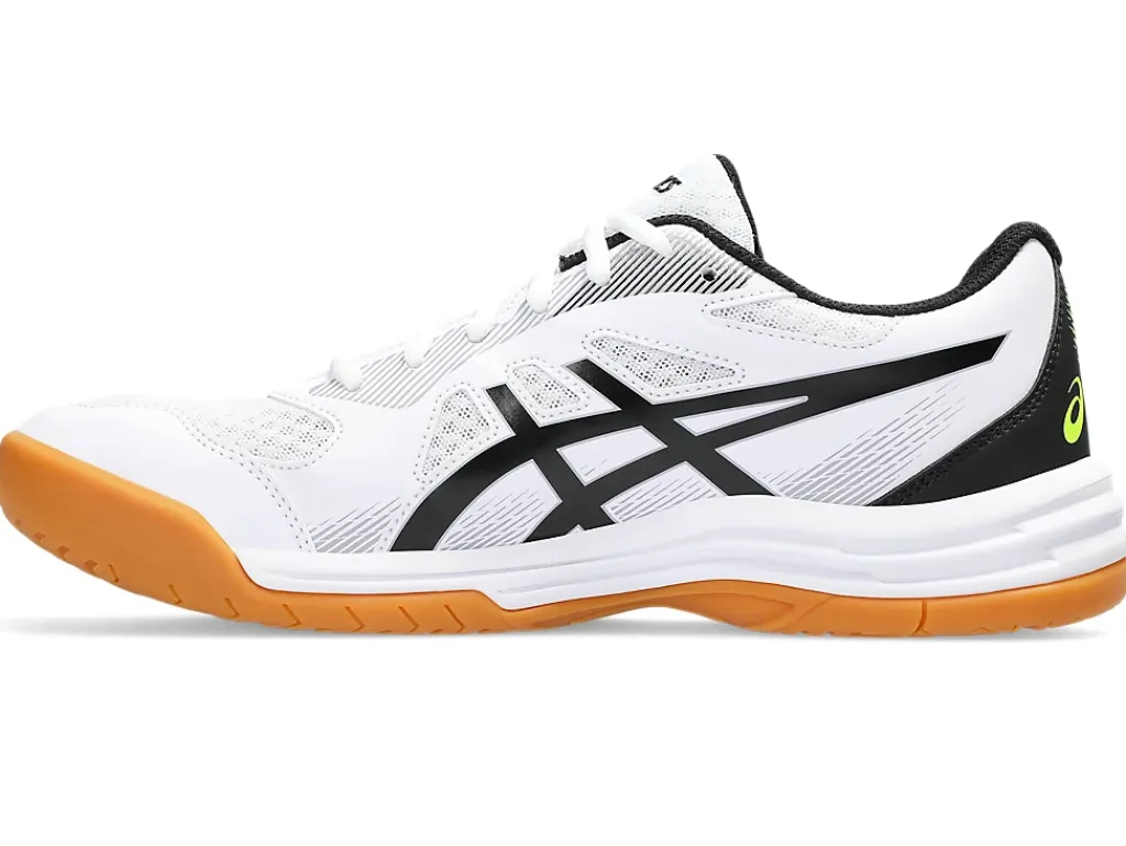 Netbal|Squash & badminton>ASICS UPCOURT 5 White/Safety Yellow