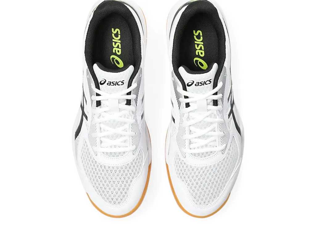 Netbal|Squash & badminton>ASICS UPCOURT 5 White/Safety Yellow