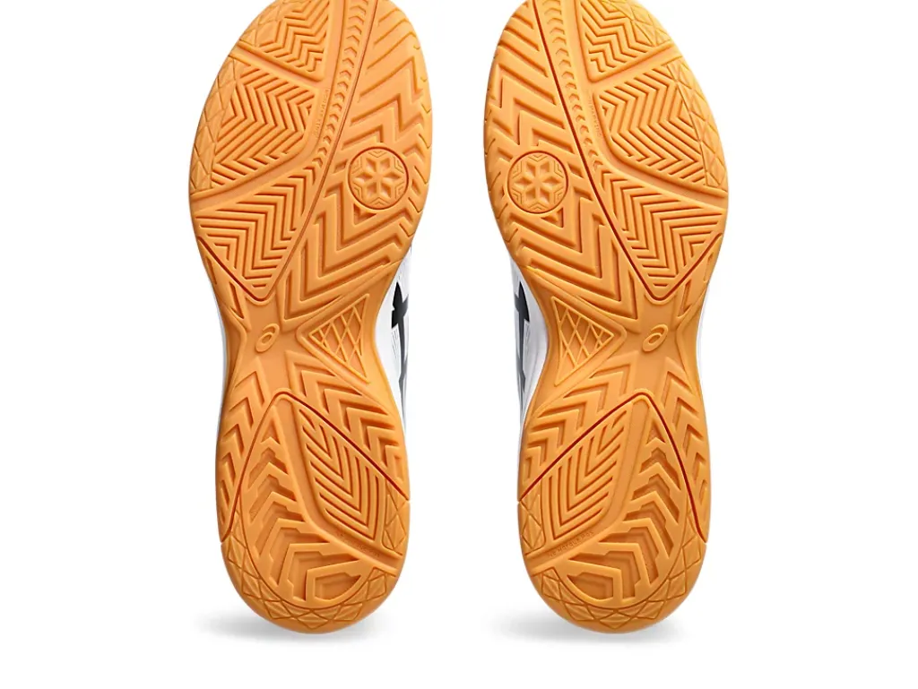 Netbal|Squash & badminton>ASICS UPCOURT 5 White/Safety Yellow